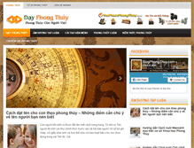 Tablet Screenshot of dayphongthuy.com
